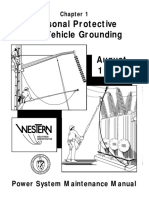 Personal Protective and Vehicle Grounding August 1997: Power System Maintenance Manual