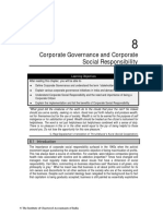 Corporate Governance and Corporate Social Responsibility: Learning Objectives