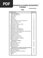 Costing Formulas PDF