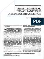 Massi (1990) Brasilianismos, 'Brazilianists' e Discursos Brasileiros