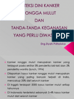 Deteksi Dini Kanker Rongga Mulut Dan Tanda-Tanda Keganasan