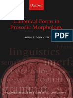 (Oxford Studies in Theoretical Linguistics) Laura J. Downing-Canonical Forms in Prosodic Morphology - Oxford University Press, USA (2006) PDF