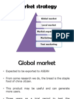 Market Strategy: Global Market Local Market Market Segmentation Marketing Plan Test Marketing
