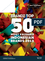 BrandZ Top 50 Most Valuable Indonesian Brands 2018 PDF
