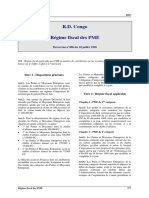 RDC Regime Fiscal Des PME