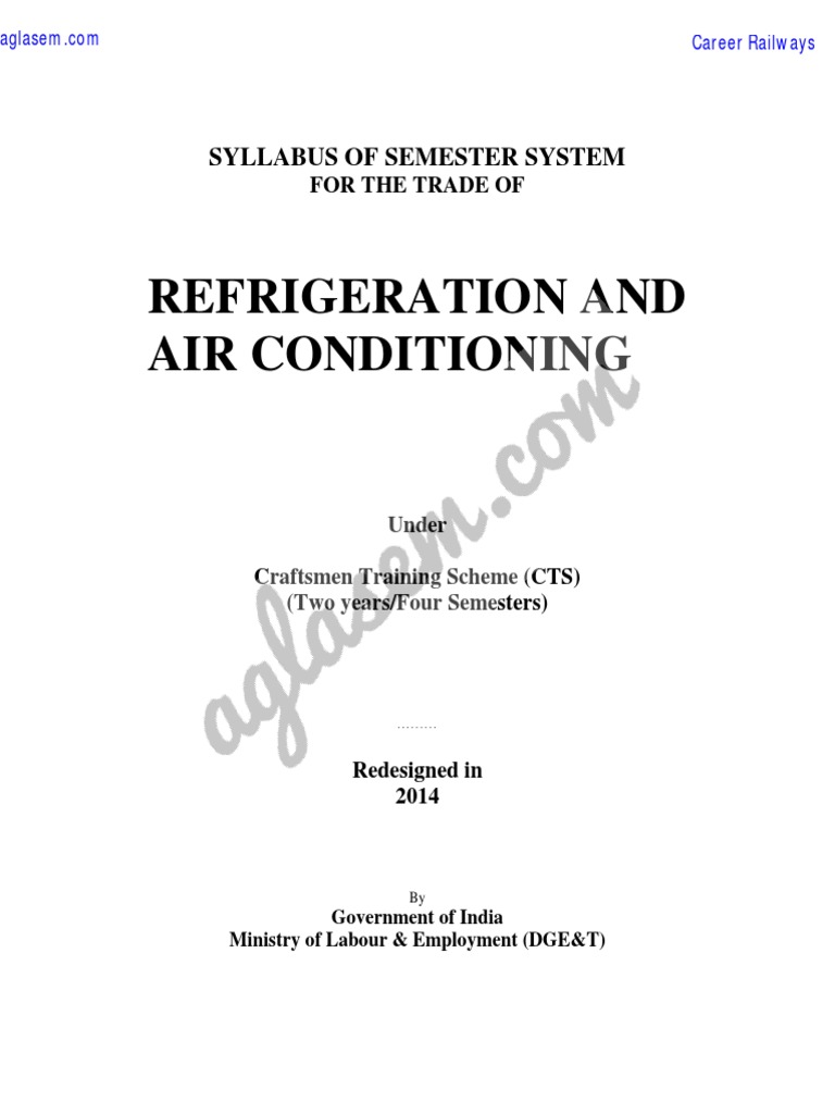 Refrigeration and Air Conditioning PDF PDF Electric Motor Air