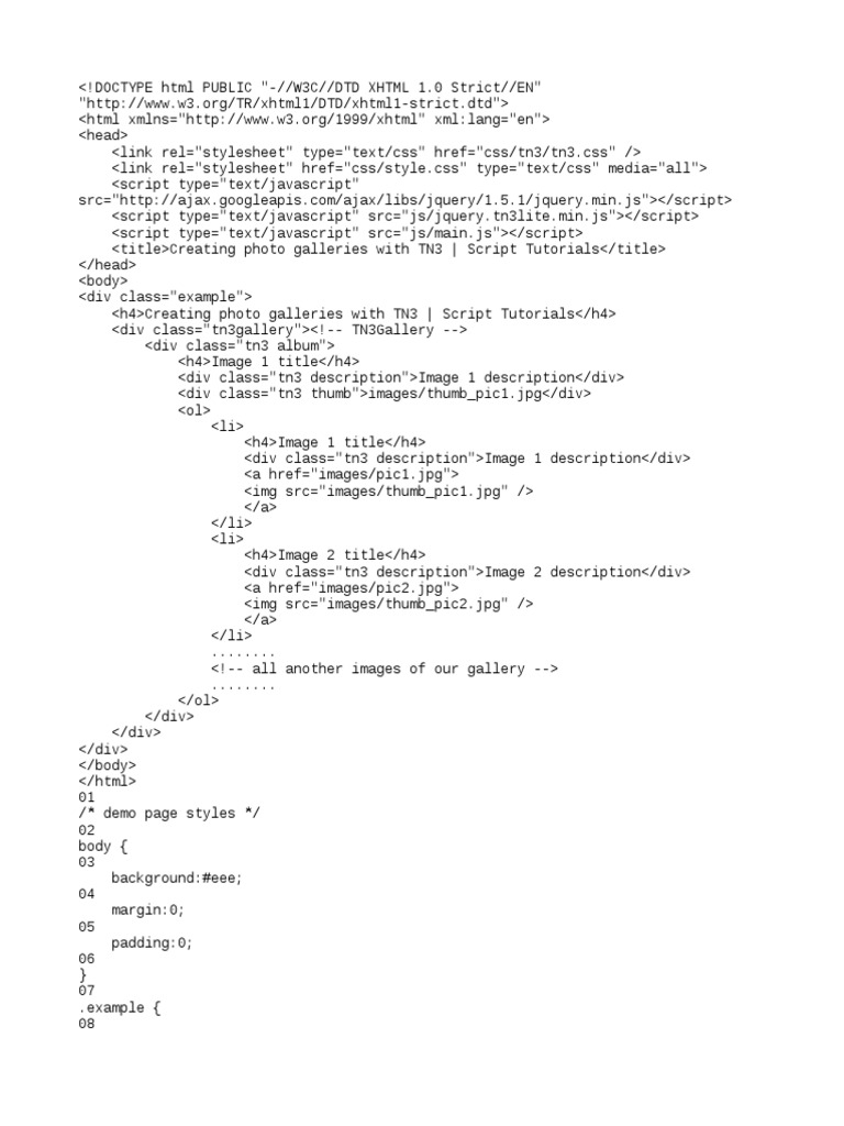 Doctype HTML Public - w3c DTD XHTML 1 0 Stric | PDF | Xhtml | Html