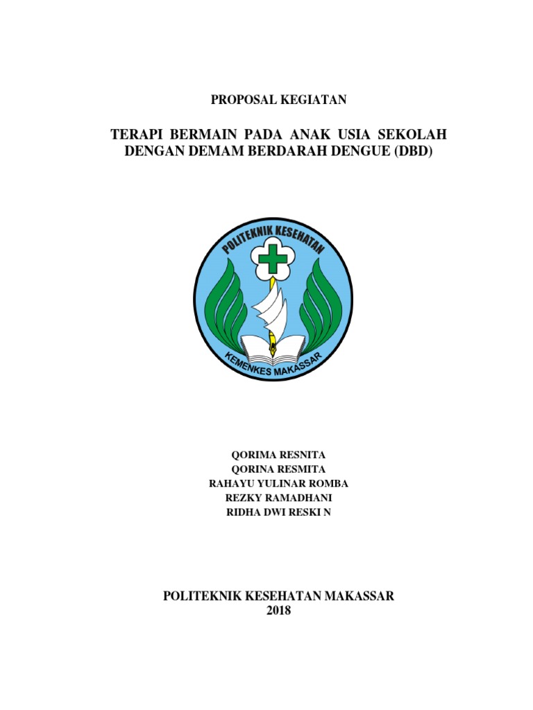 Proposal Terapi Bermain Anak Dbd