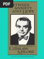 Epdf.tips Between Anxiety and Hope the Writings and Poetry o