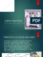 Lathe Machine: Its Principle, Parts, Operations