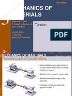 Mechanics of Materials: Torsion