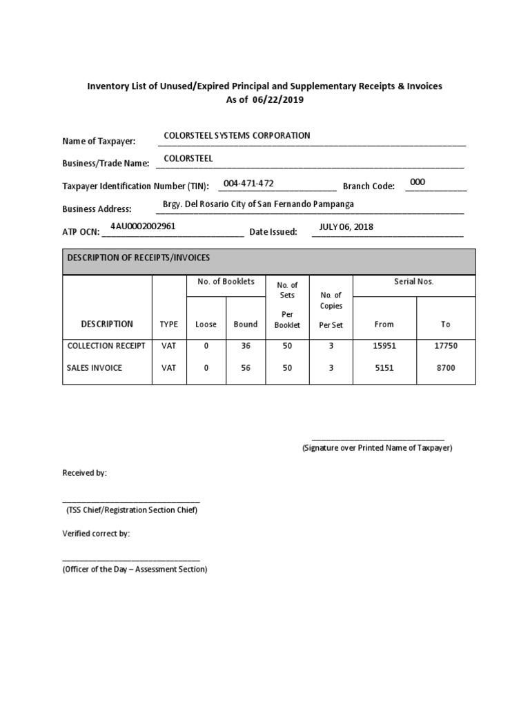 391112156RMO122013ListofUnusedExpiredORsSIsCIsAnnexDdocx