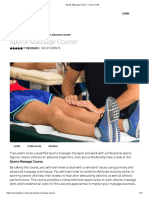 Sports Massage Course - Course Gate PDF