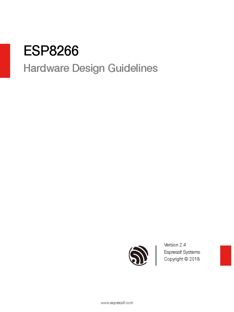 Esp8266 Hardware Design Guidelines en | PDF | System On A Chip