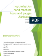 Optimize process at demand machine tools and gauges Faridabad