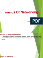 Basics of Networking and Routing