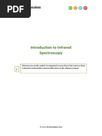 Introduction To Infrared Spectrs