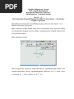 Keywords: Real Exponential, Sinusoidal Signals, Basic Discrete Time Signals - Unit