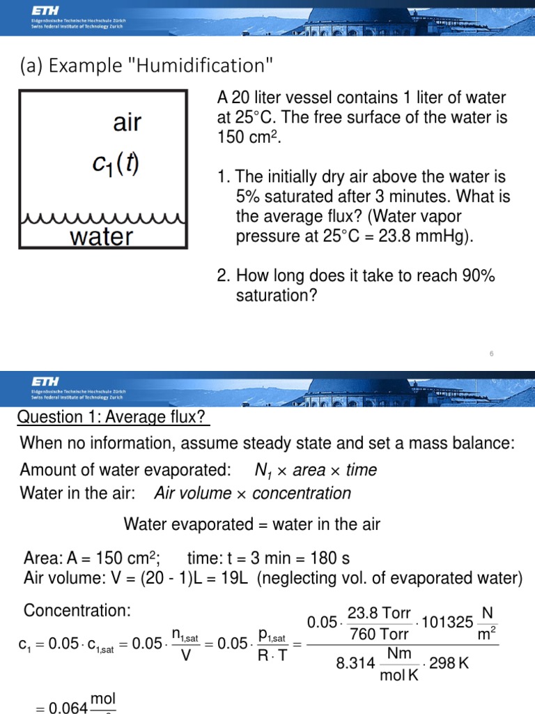 (A) Example "Humidification" PDF Evaporation Atmosphere Of Earth