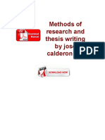 research methods and thesis writing by calmorin pdf