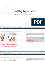 Channelplay Registration Steps