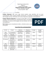 Sta. Rita, Cabangan, Zambales School Year 2019 - 2020