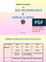 3G Mobile Technology & Applications: Seminar Presentation On