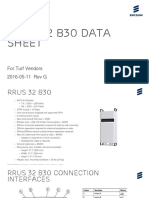 RRUS 32 B30 Data Sheet: For Turf Vendors 2016-05-11 Rev G