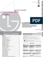 Wire Remote - PQRCVSL0 PDF