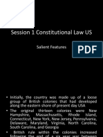 Session 1 Constitutional Law US