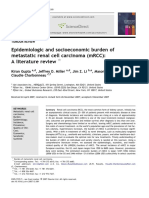 Epidemiologic and Socioeconomic Burden of Metastatic Renal Cell Carcinoma (MRCC) : A Literature Review