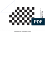 Calibration Checkerboard Target (Letter) PDF