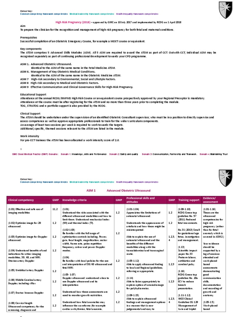 High-Risk Pregnancy Training Guide | PDF | Medical Ultrasound ...