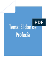 El Don de Profecia