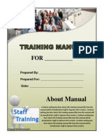Training Manual Template 08
