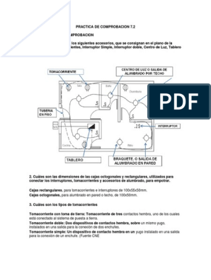 Practica de Comprobacion 7.2 | PDF | Enchufes y tomas de corriente 