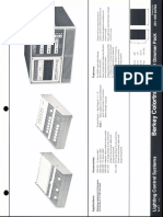 Berkey Colortran Lighting Control System 3.6 KW Dimmer Pack Spec Sheet 1973