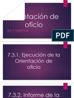 Orientación de Oficio