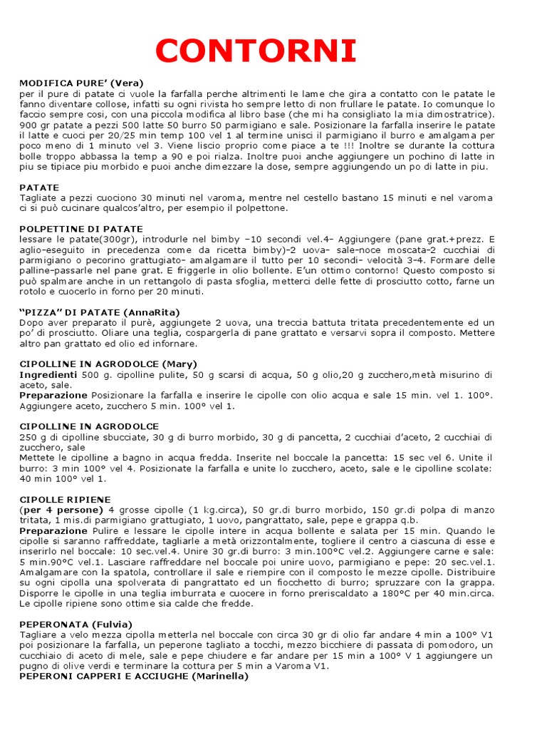 Contorni PDF | PDF