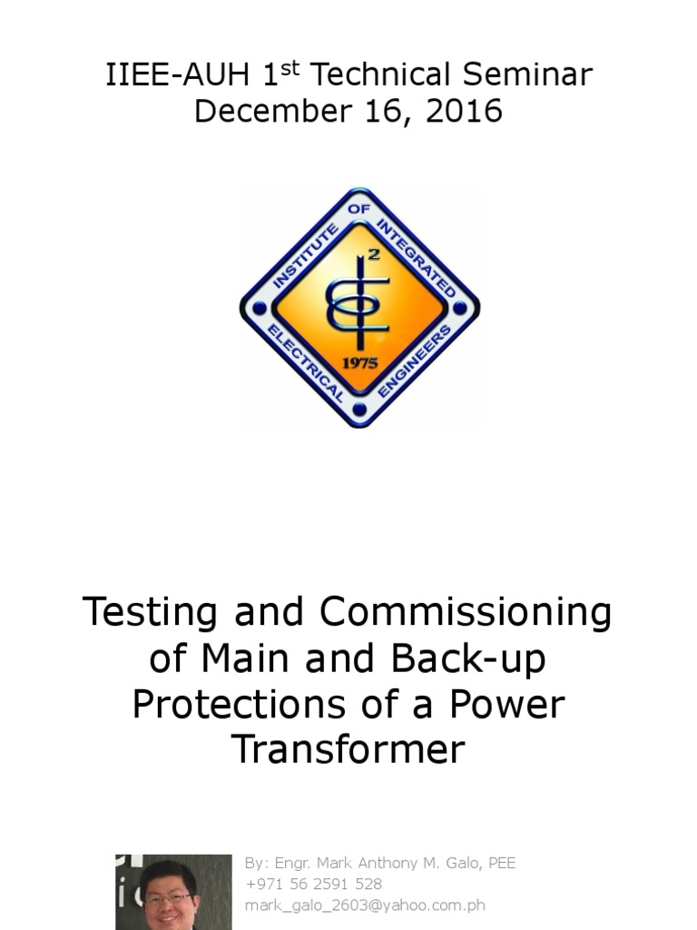 TC of Main and Back Up Protections of Power Transformers PDF