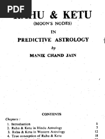 Rahu and Ketu in Predictive Astrology