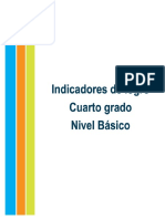 Indicadores 4 Grado Primaria