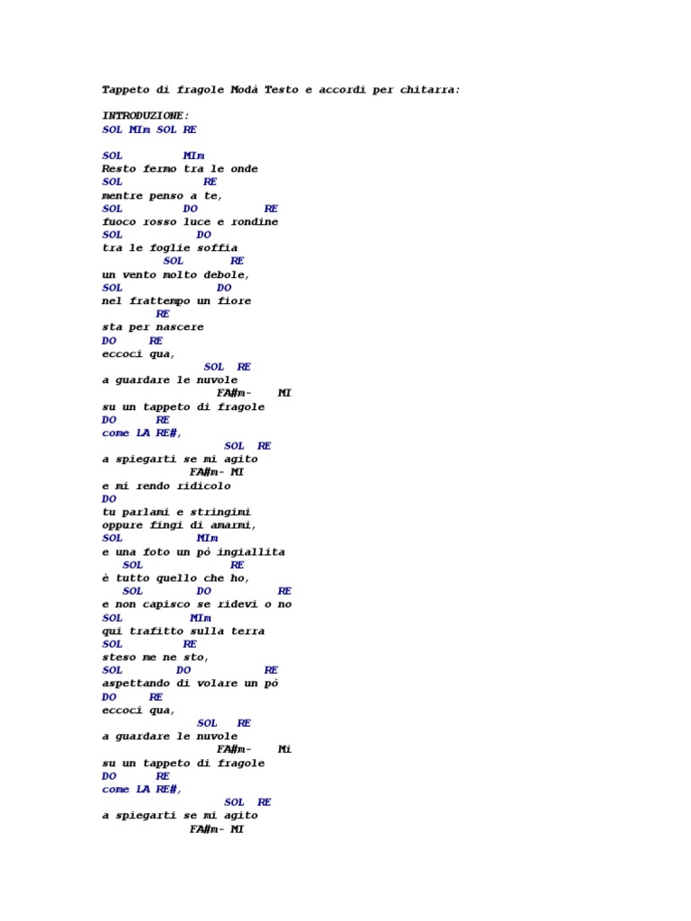 Meccanico Straripamento Salario Come Un Pittore Testo E Accordi Per Chitarra Colourfultidbits Com