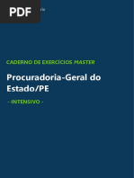 Caderno de Questões PGE.pe