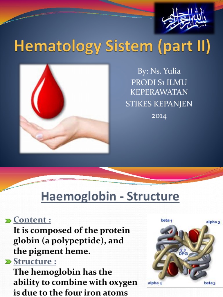 Hematology Sistem (Part II) | PDF | White Blood Cell | Hemoglobin