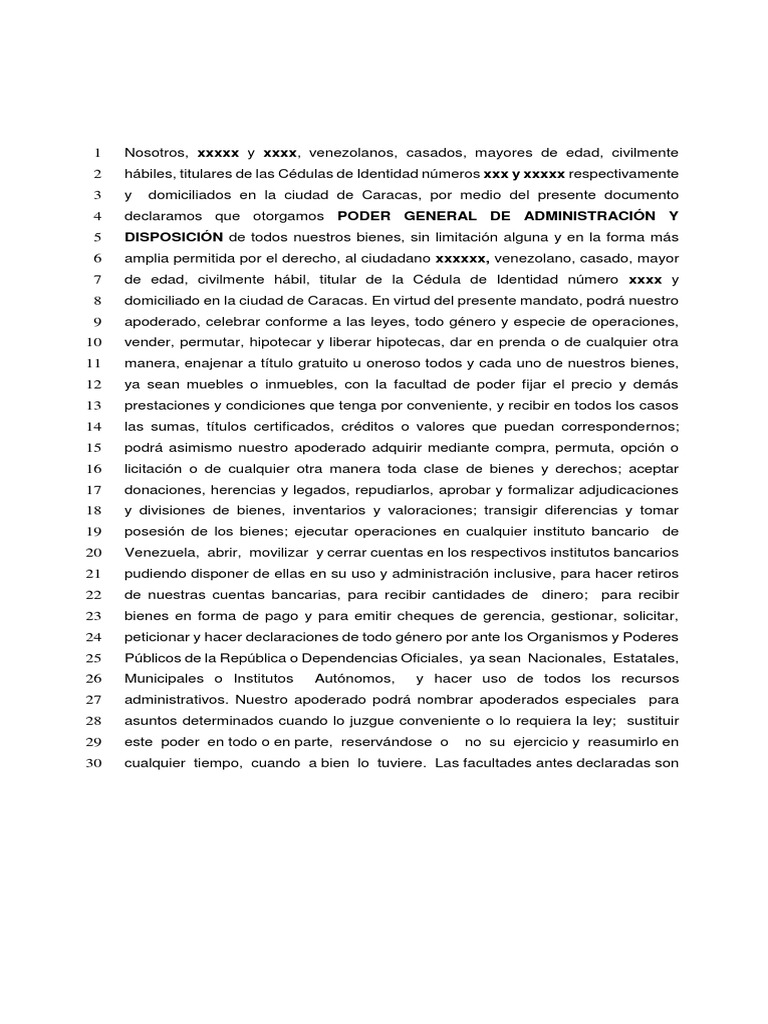 MOdelo de Poder General Venezuela | PDF | Gobierno