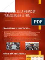 Migracion Venezolana en El Peru