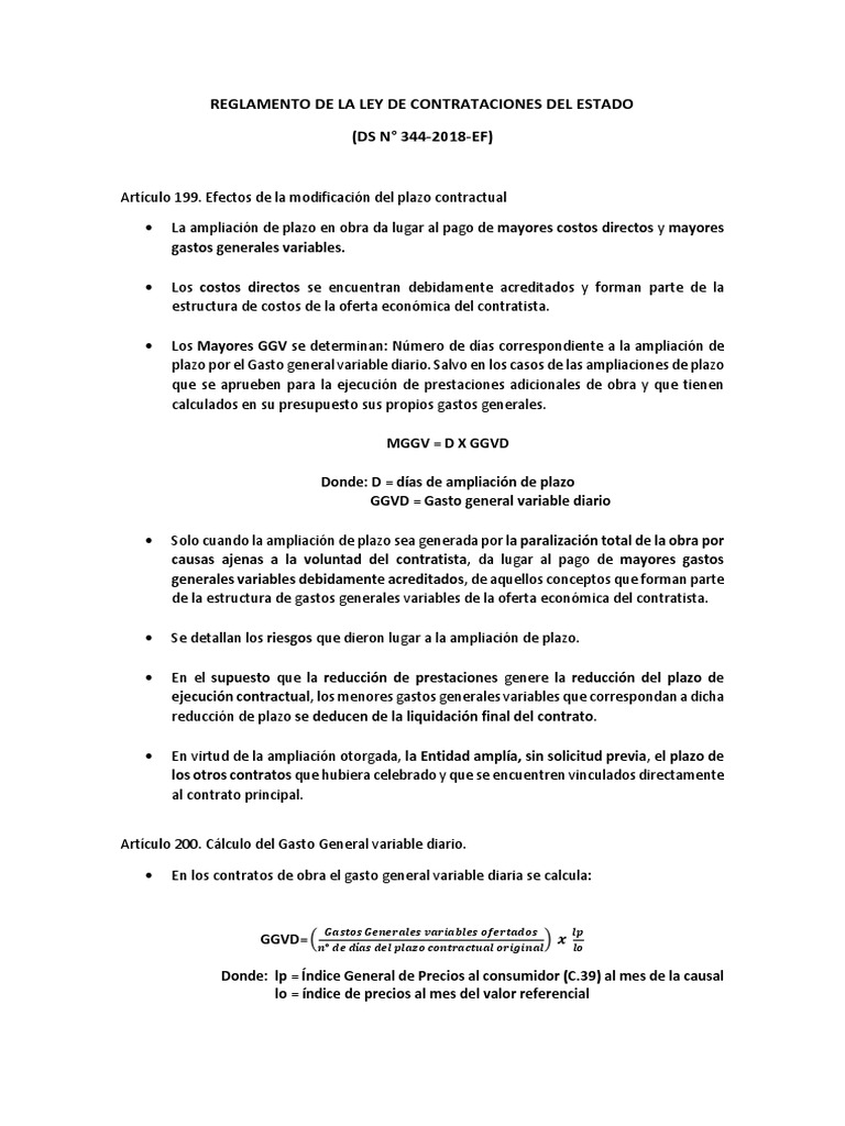 Modificación de Plazos Contractuales | PDF | Presupuesto | Economias