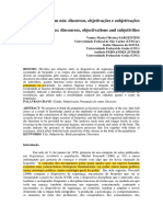 A Cidade em Nós Discursos, Objetivações e Subjetivações