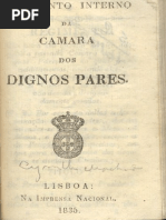 Egimento Interno Da Cãmara